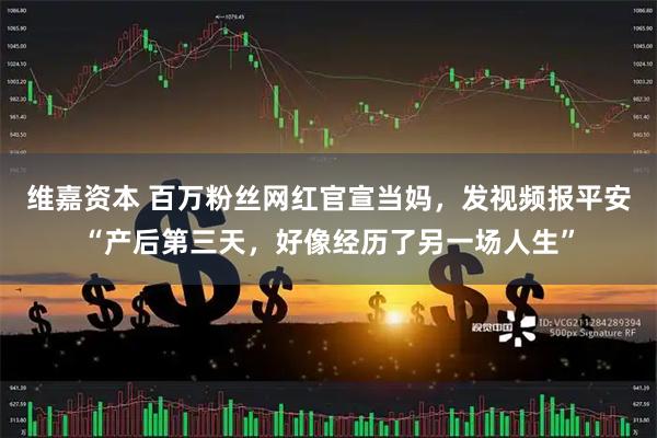 维嘉资本 百万粉丝网红官宣当妈，发视频报平安“产后第三天，好像经历了另一场人生”
