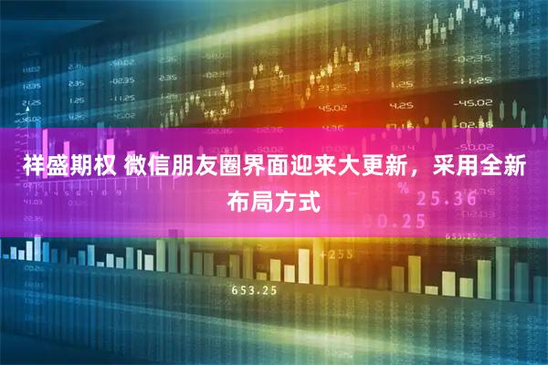 祥盛期权 微信朋友圈界面迎来大更新，采用全新布局方式