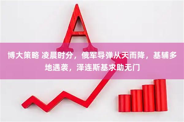 博大策略 凌晨时分,俄军导弹从天而降,基辅多地遇袭,泽连斯基求助无门